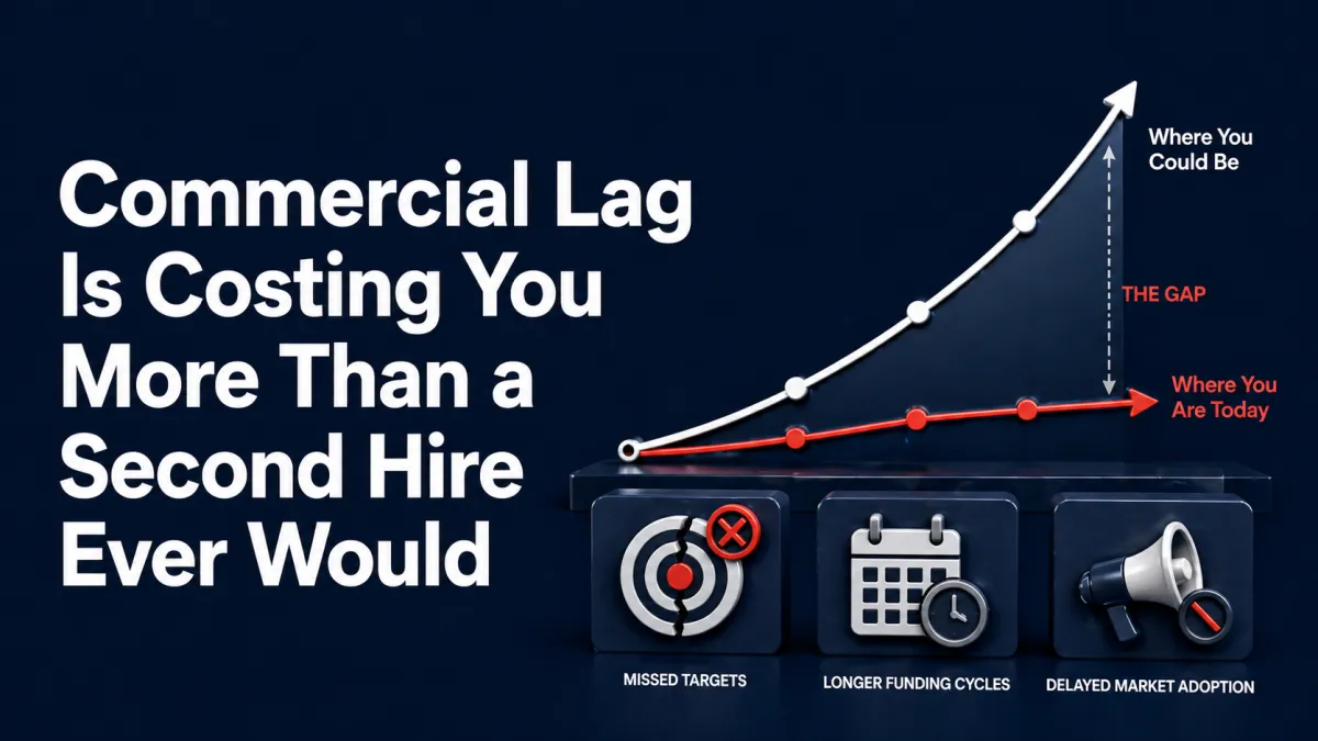 Commercial Lag Is Costing You More Than a Second Hire Ever Would