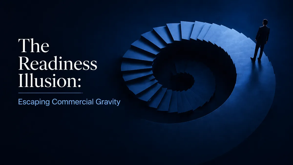 The Readiness Illusion: Escaping Commercial Gravity