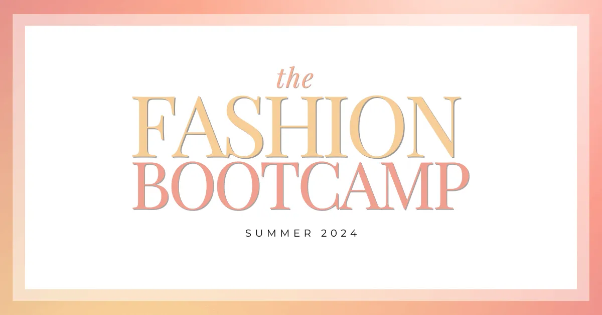 the fashion bootcamp summer 2024 logo in colors