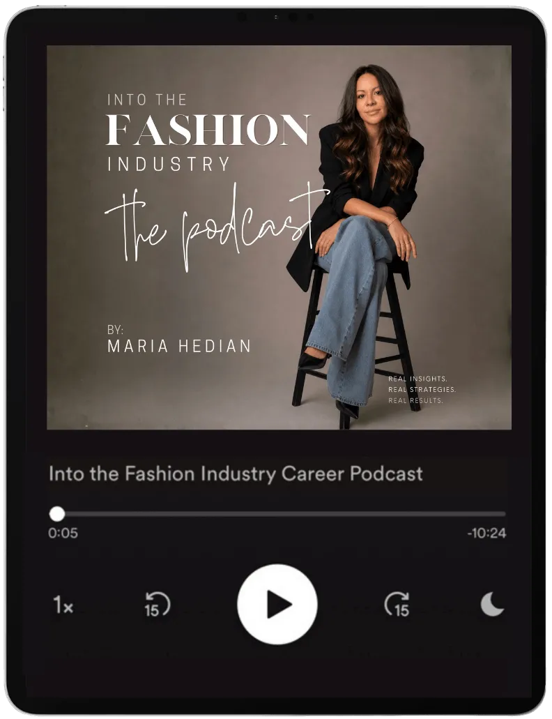 into the fashion industry career podcast cover