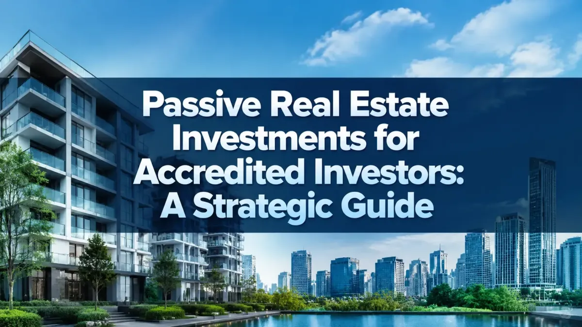 Passive Real Estate Investments