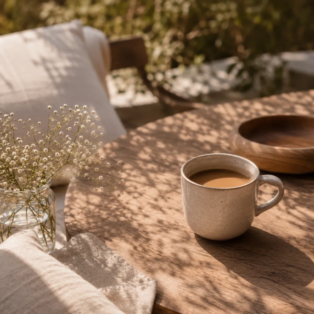 coffee cup on table