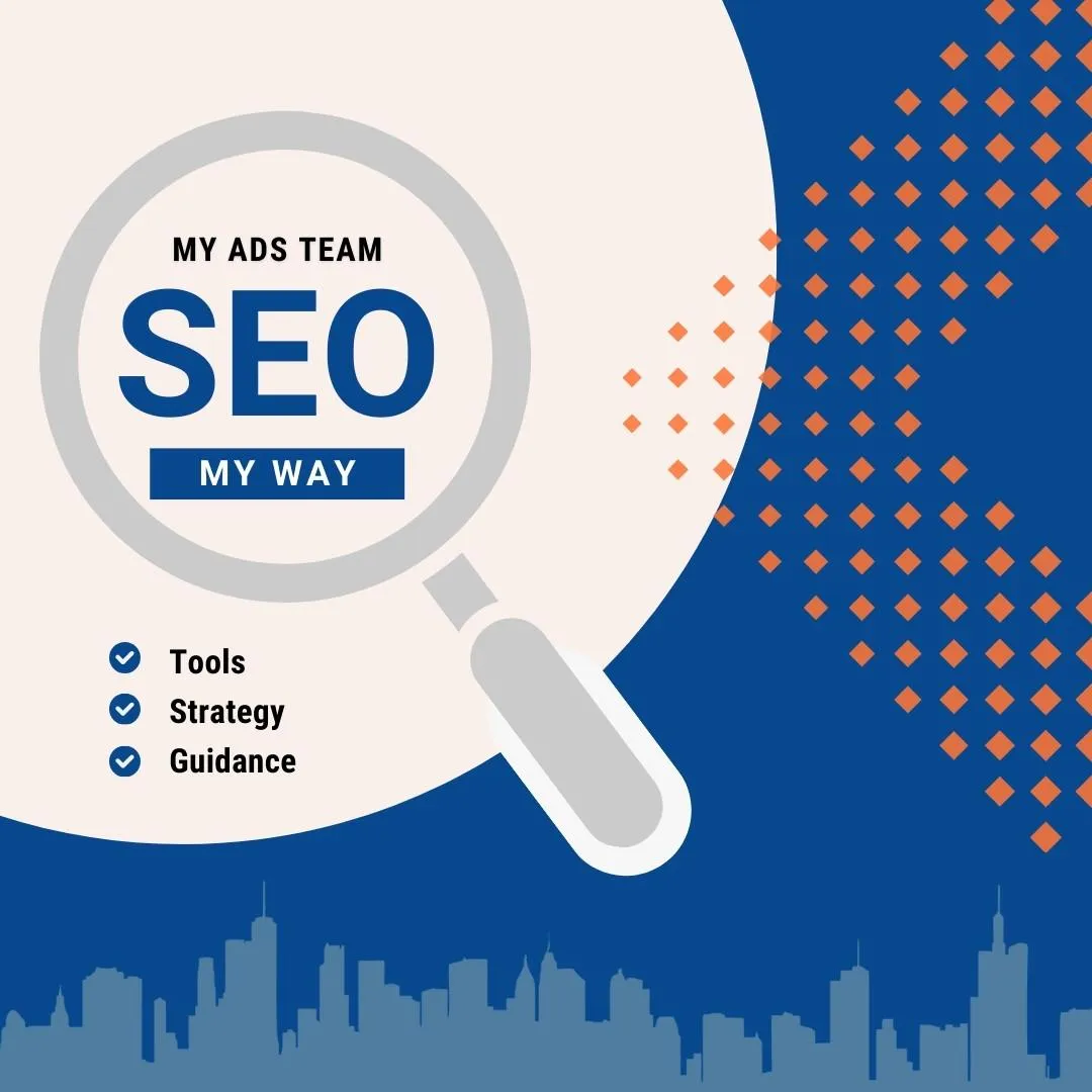 SEO My Way product display, providing step-by-step guidance to help businesses rank higher on Google without the high cost of an agency