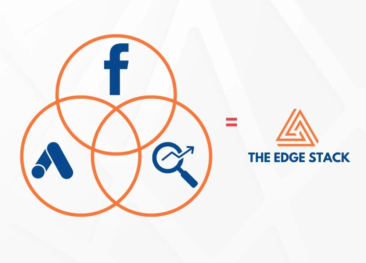 llustration of Phase 3 of The Edge Stack™: Scaling growth with SEO, advanced ad retargeting, and ongoing optimization for sustained results.