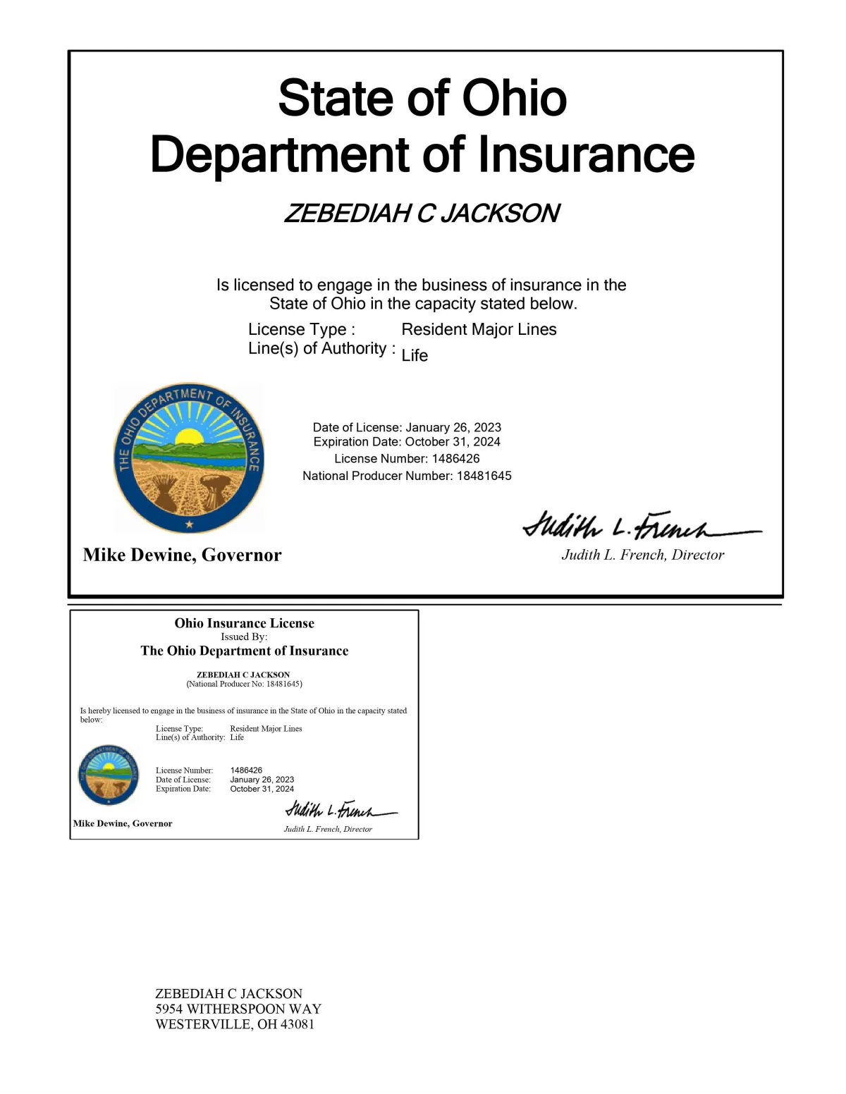 state license