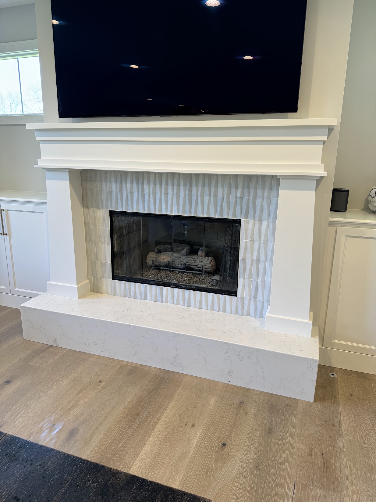 Tile Fireplace