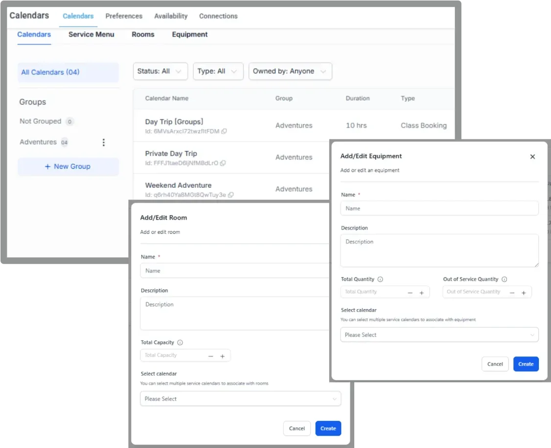 Advanced system interfaces allowing multiple variations and options to modify the tools to st them.