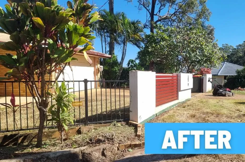 buderim clean the yard  