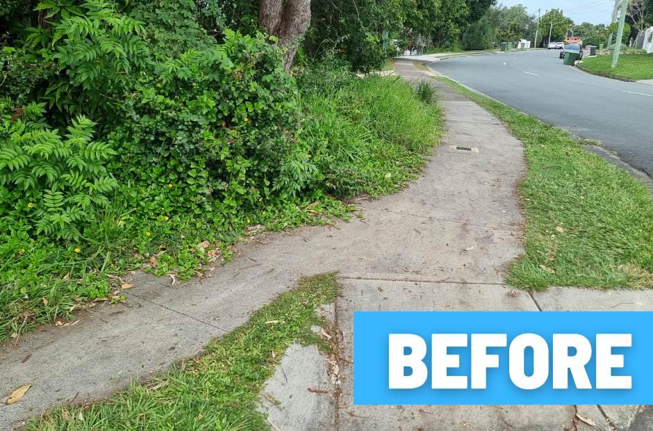 Buderim hedge trimming