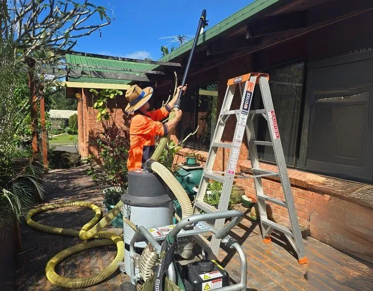 gutter clean out