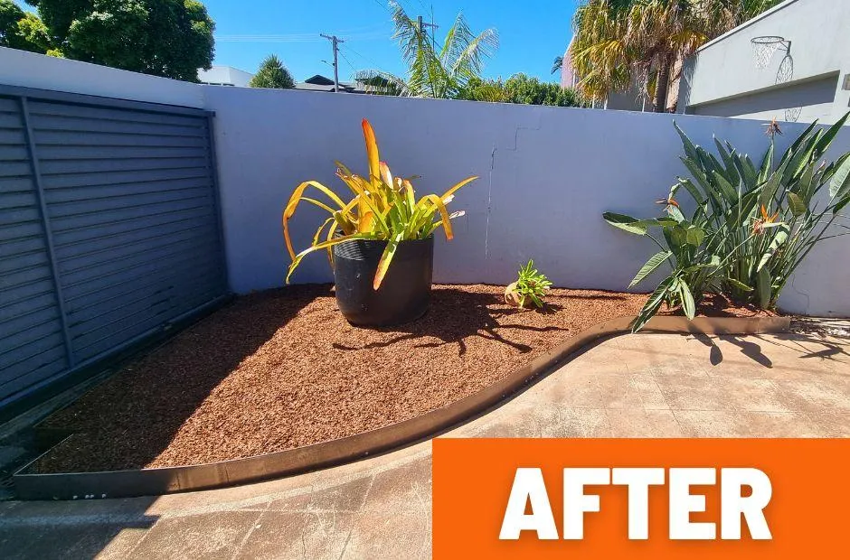 Garden Tidyup Soft landscaping Muntain Creek after photo