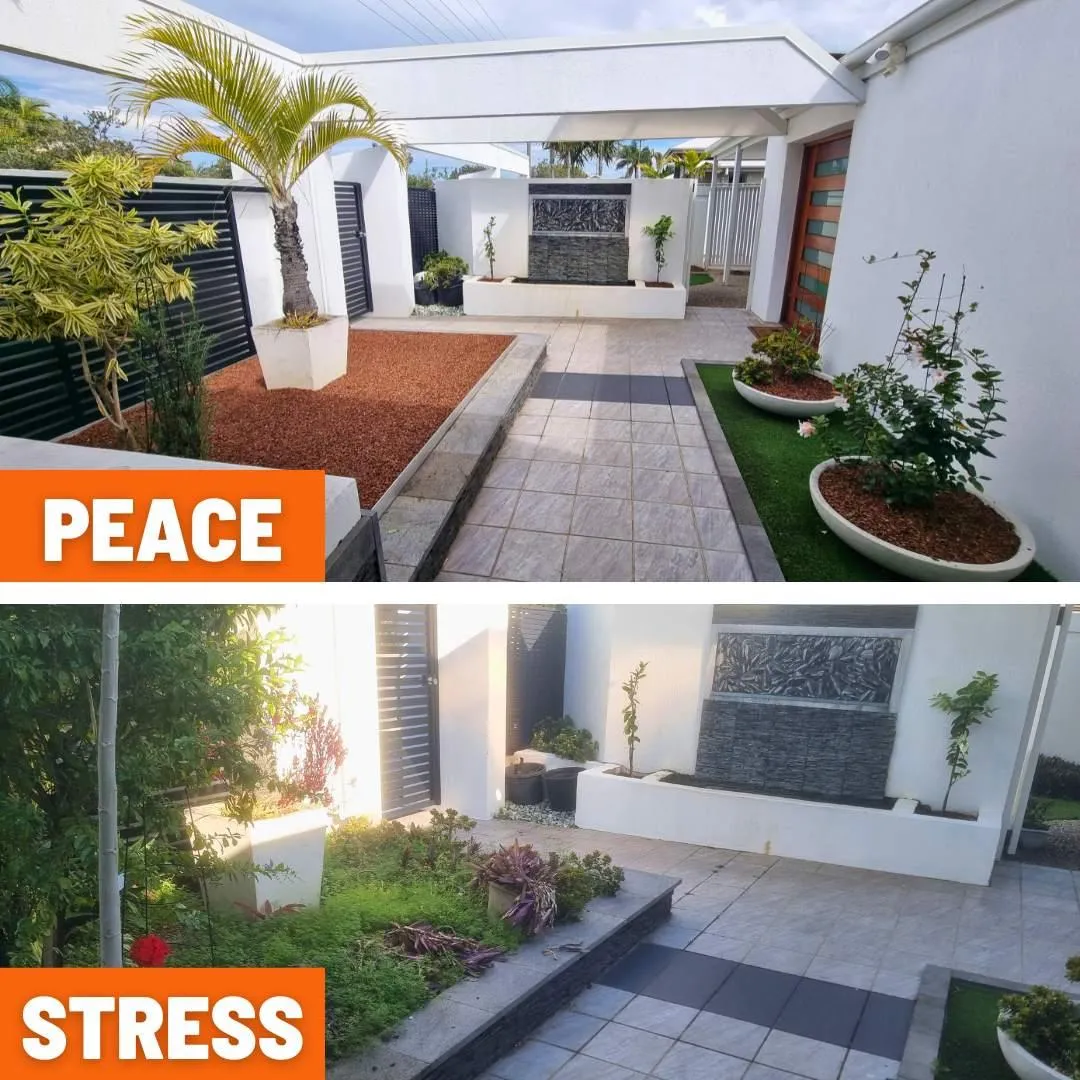 Garden cleanup buderim