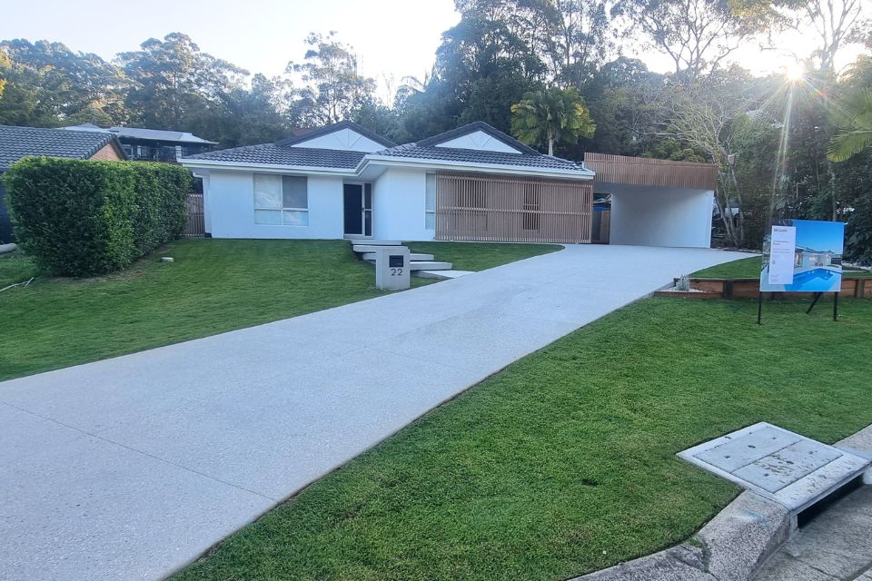 Garden prepared for sale with lawn mowing clean beds and hedges in Buderim