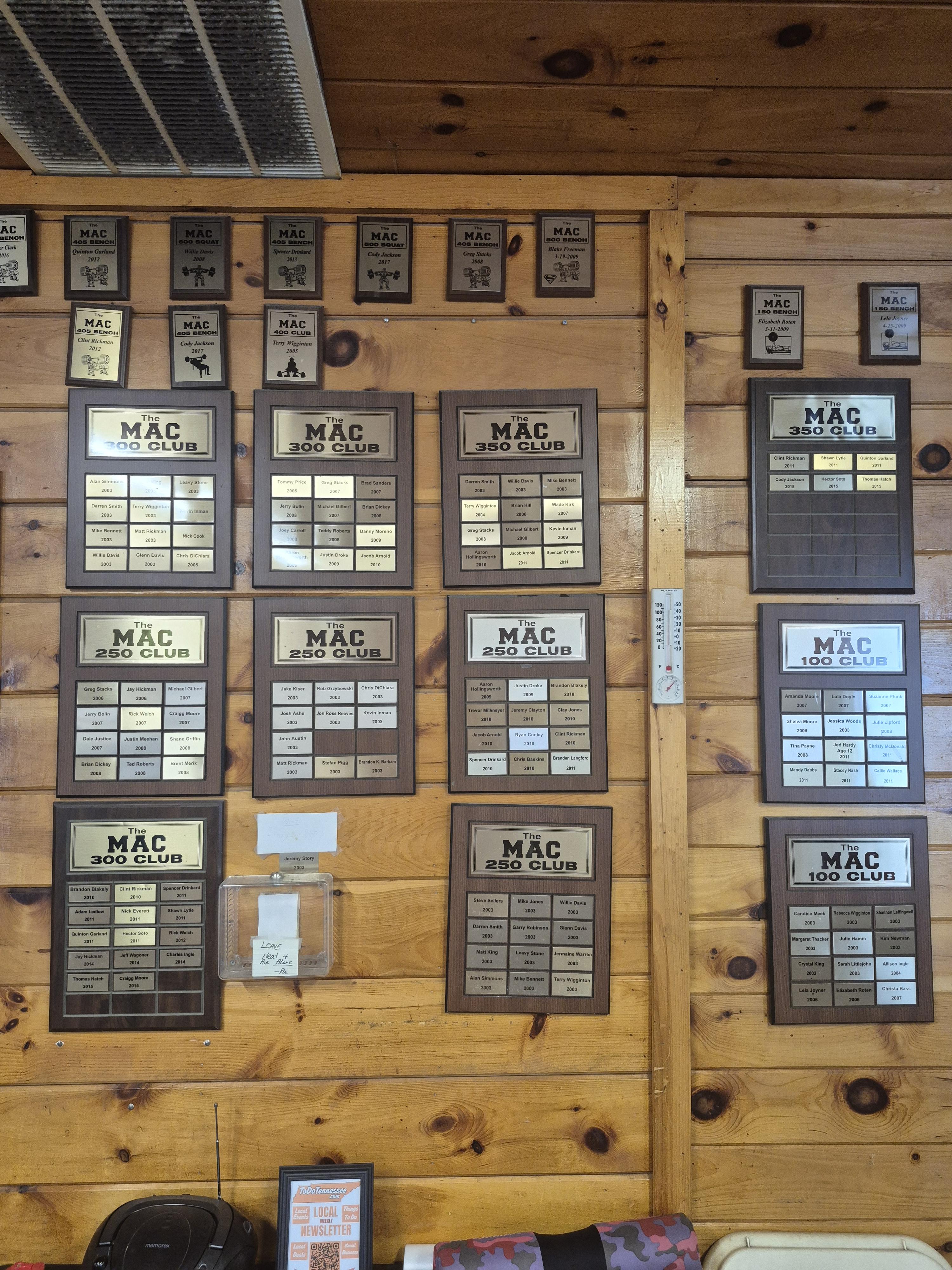 Club Plaques