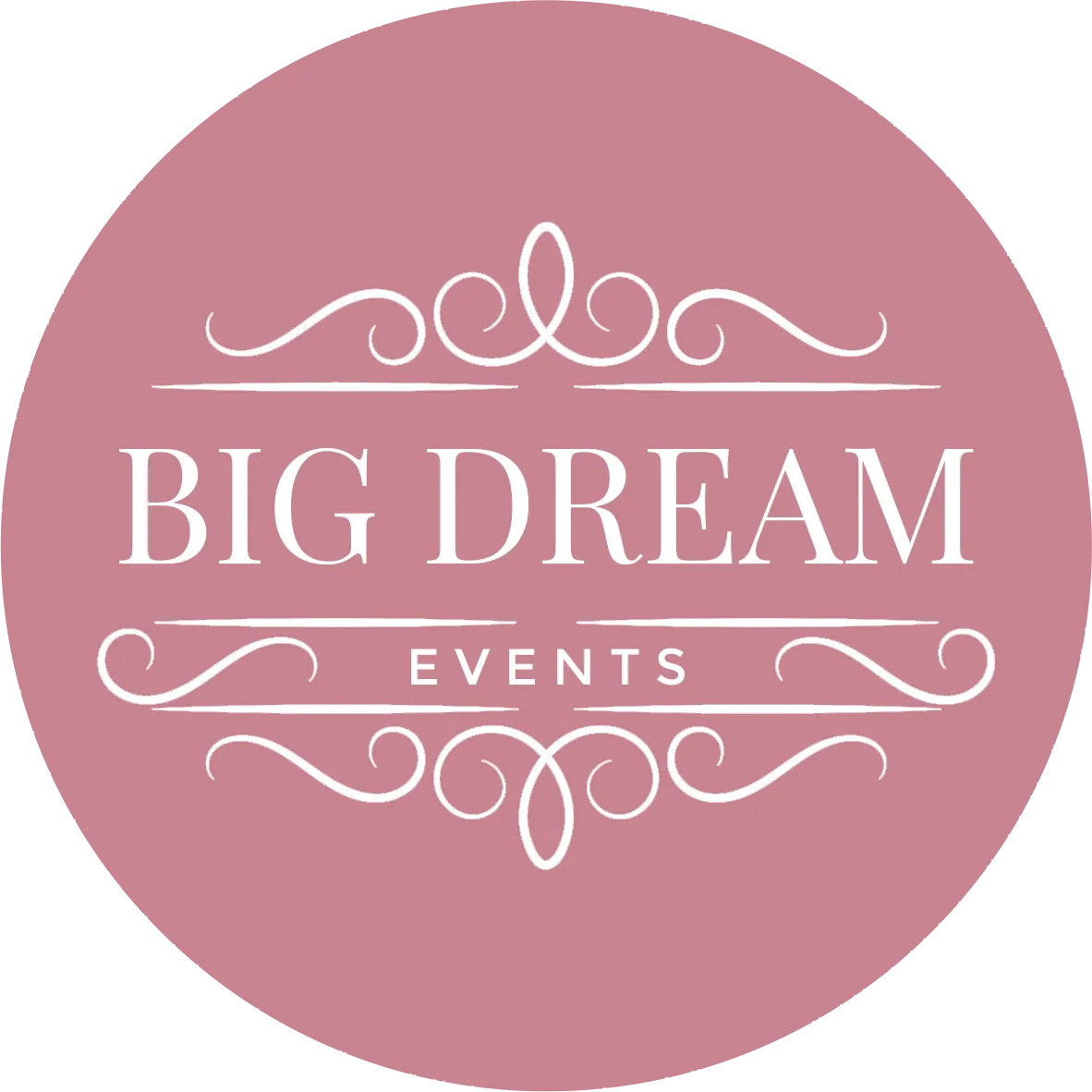 big dream events logo girl party