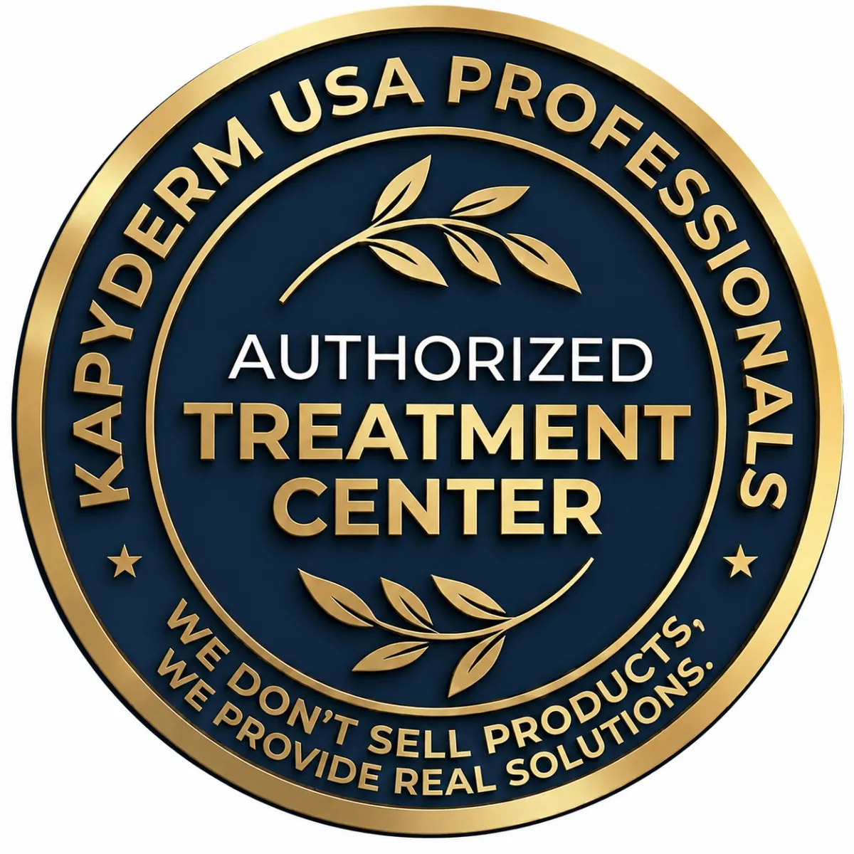 Kapyderm USA Professionals Authorized Treatment Center seal