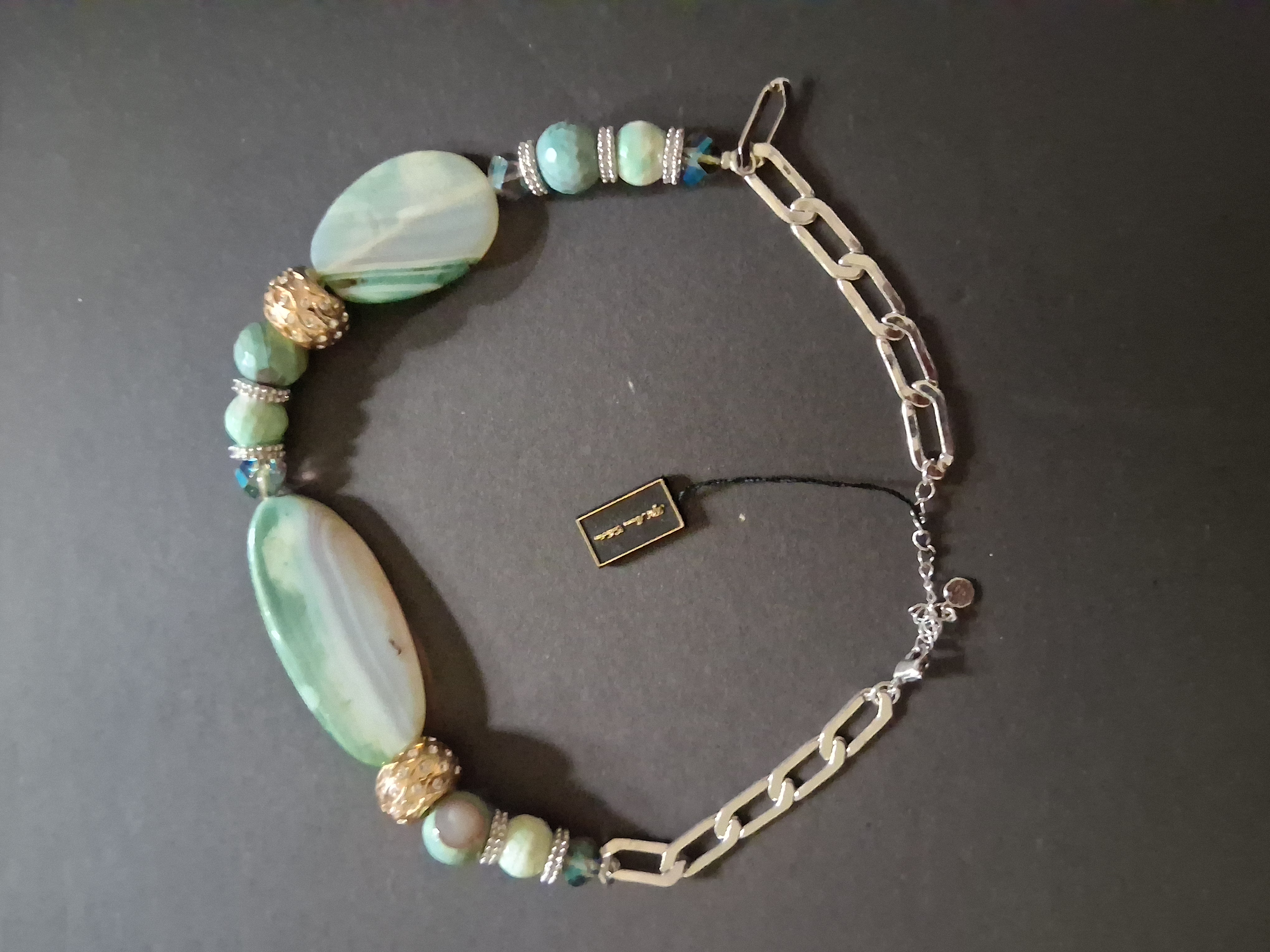 NWT Vintage FAC Signed 'River Nile' Statement Necklace - Brand New Unworn – Image 1