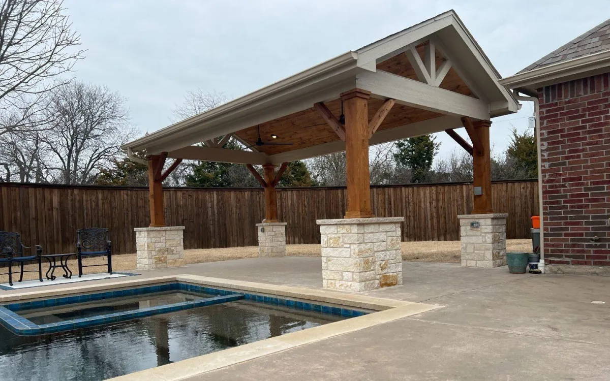 Frisco Concrete builds and installs patio