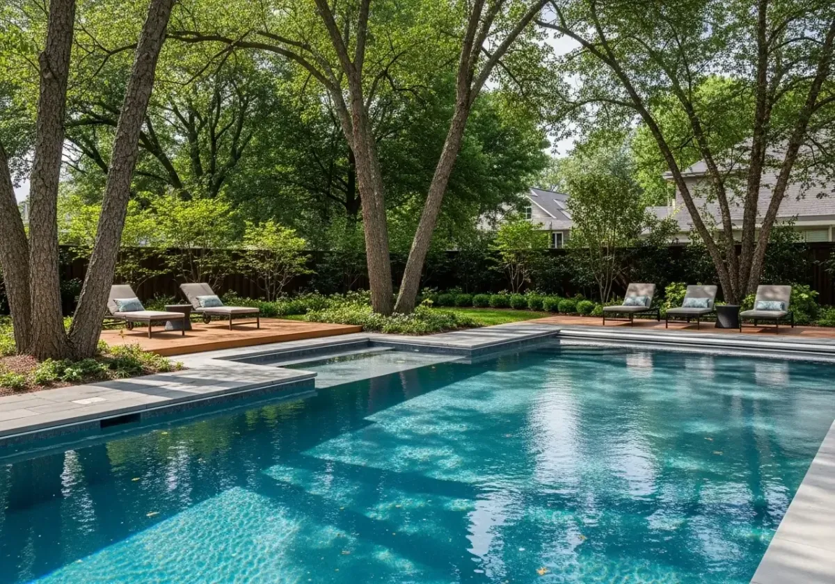 Pool water treatment service restoring clarity after debris removal in Orangevale