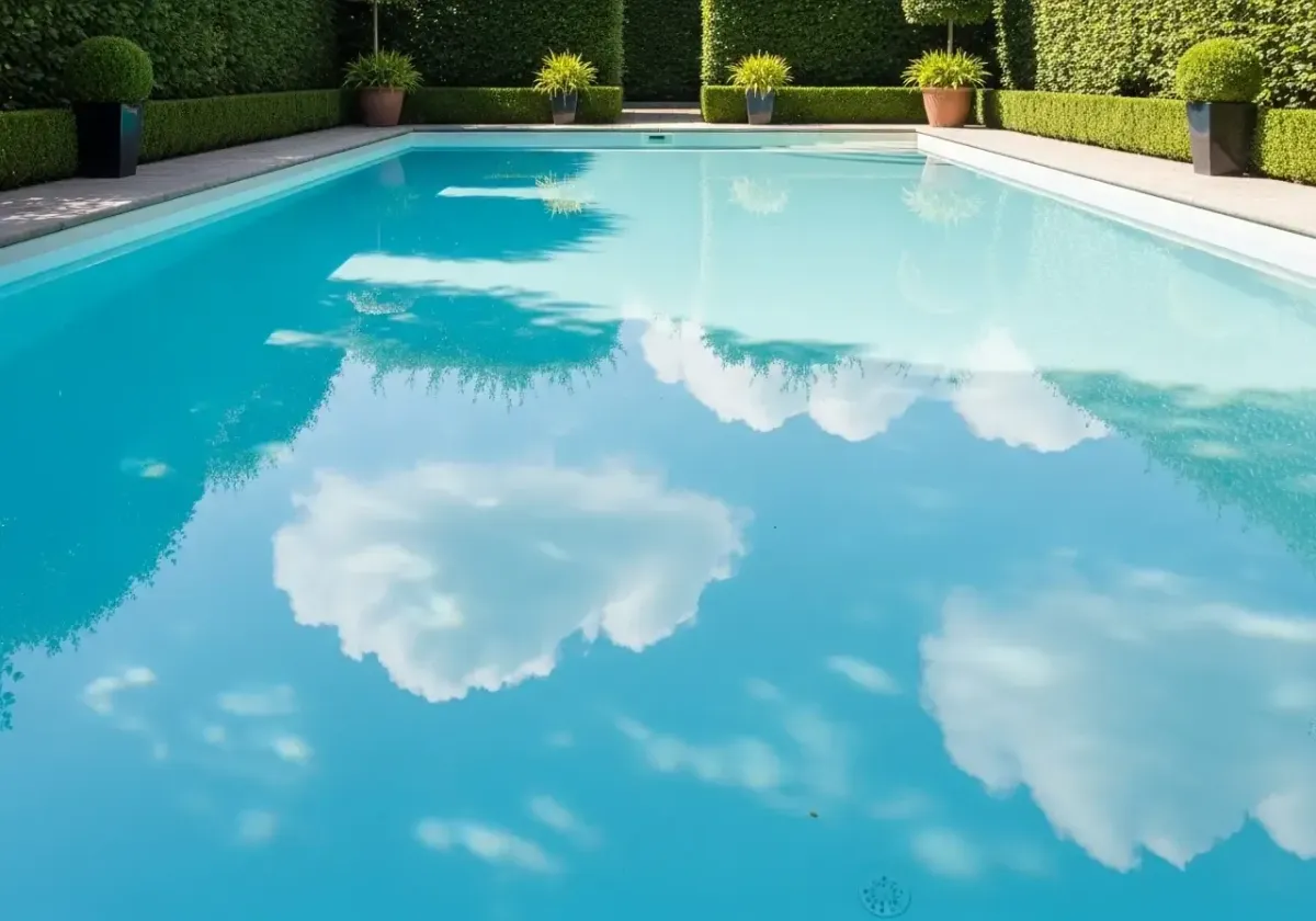 Algae free swimming pool in Fair Oaks after professional prevention service