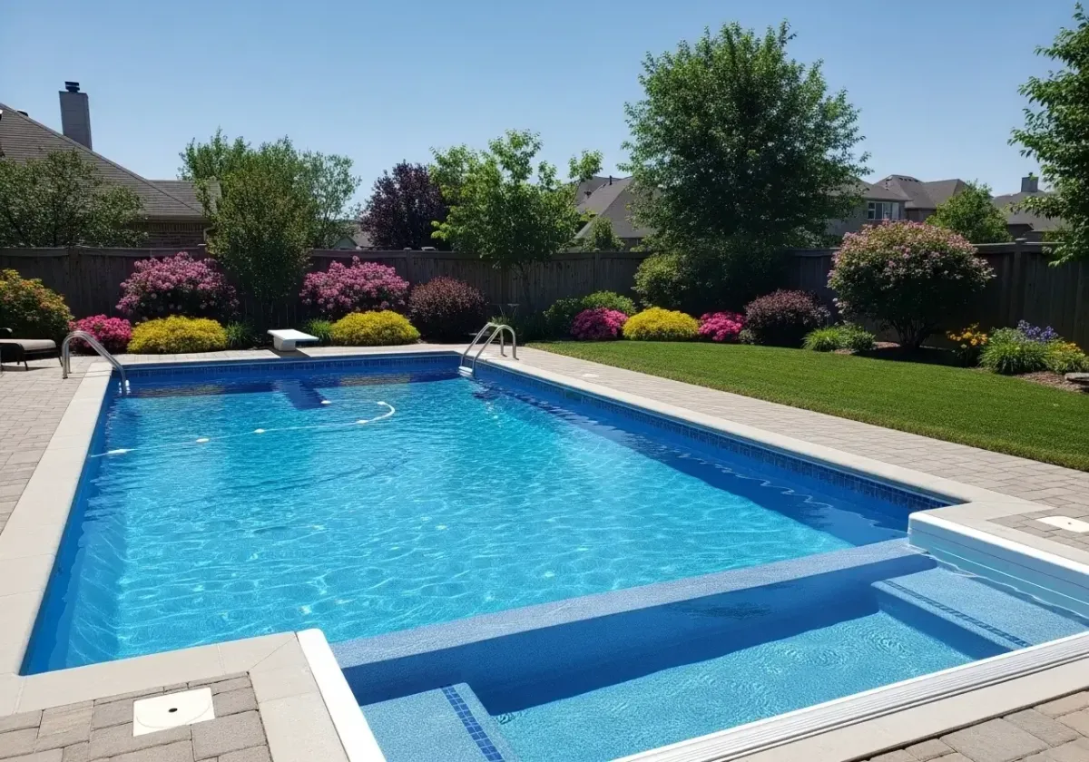 Green pool cleanup and algae prevention service at a Fair Oaks home