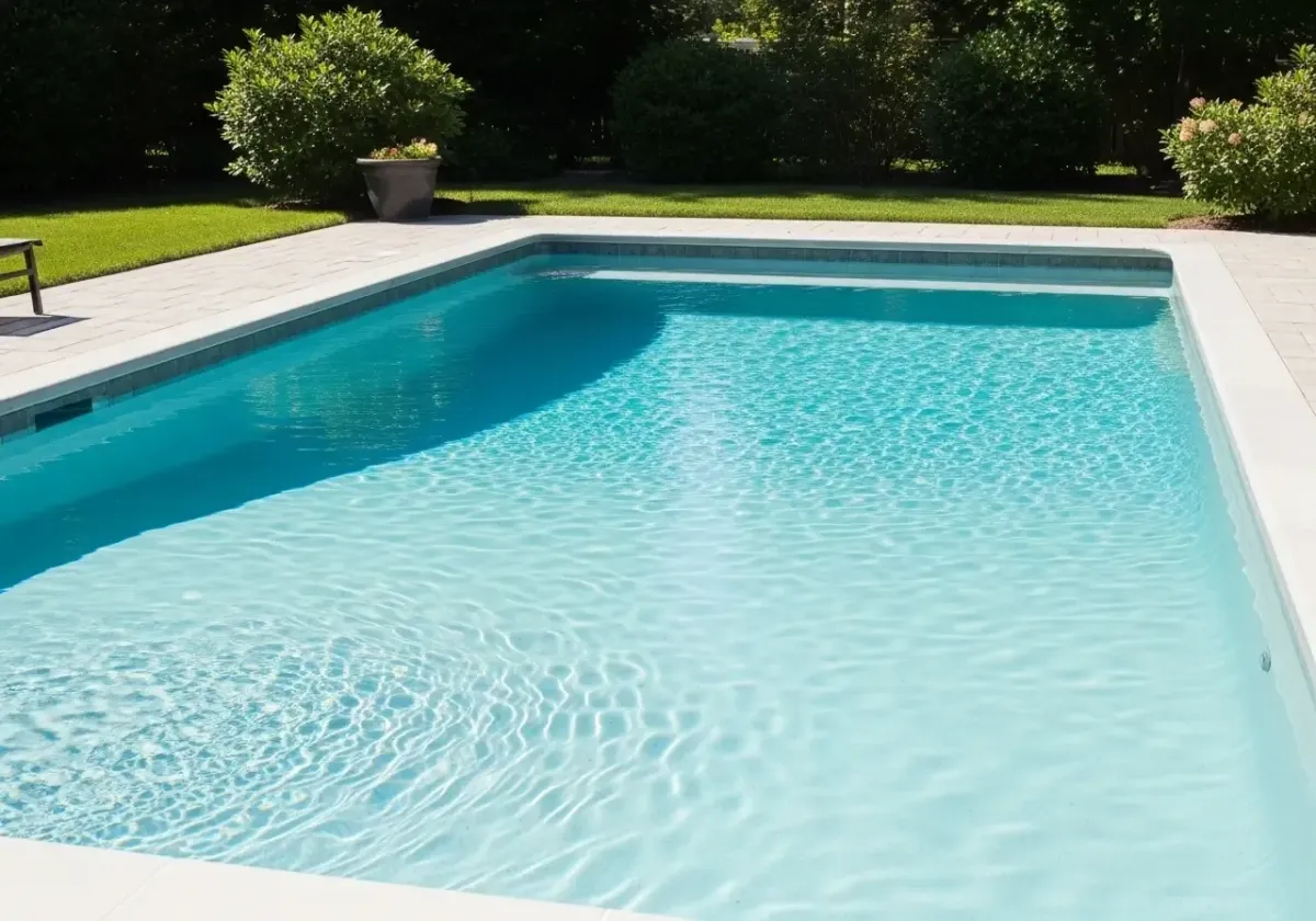Pool chemical treatment service improving water clarity and safety in Roseville