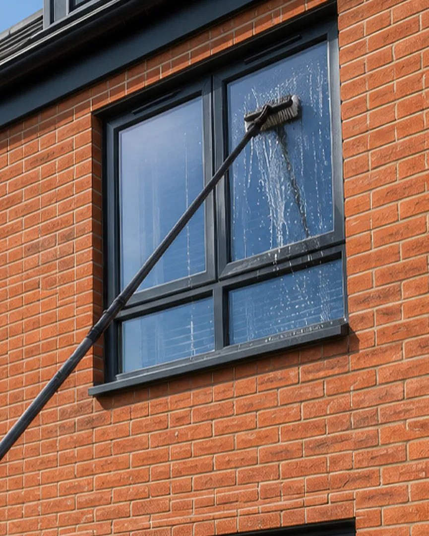 Streak-free results using pure water. No chemicals, no ladders, frames and sills included. From £14.