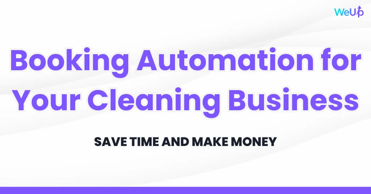 booking automation for your cleaning business
