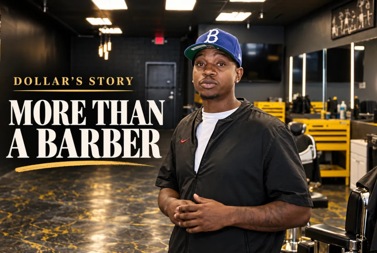 A neighborhood barber building a business, serving his community, and preparing for what comes next.