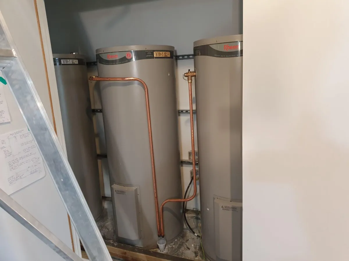 Hot water cylinder setup by PipeMonster Plumbing