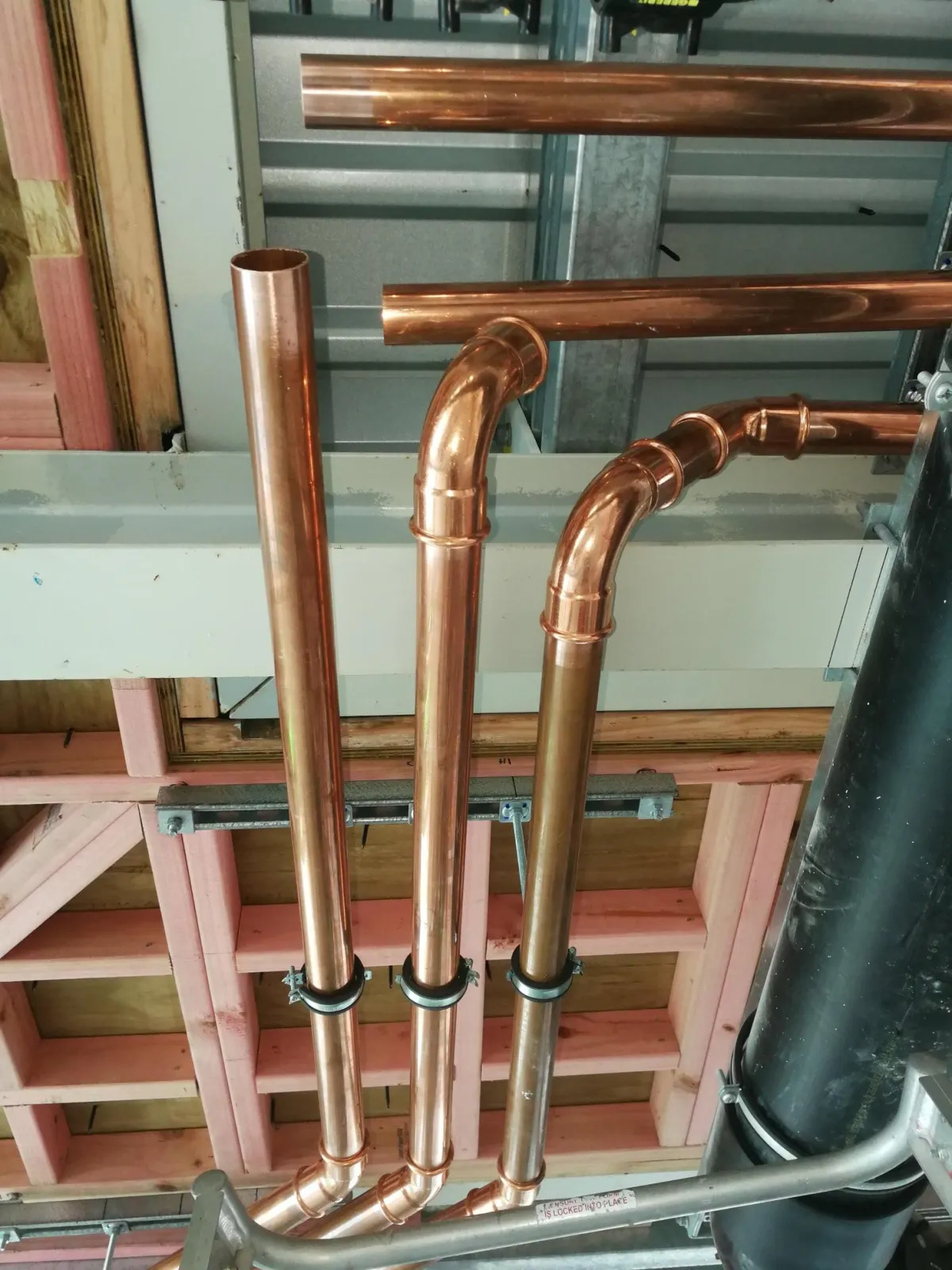 Copper pipe installation by PipeMonster Plumbing