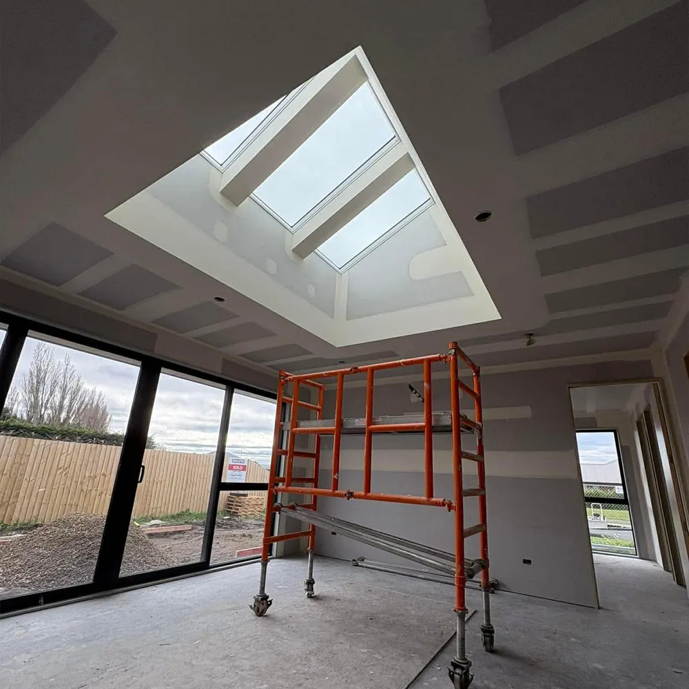 Full plastering work on Christchurch new build project