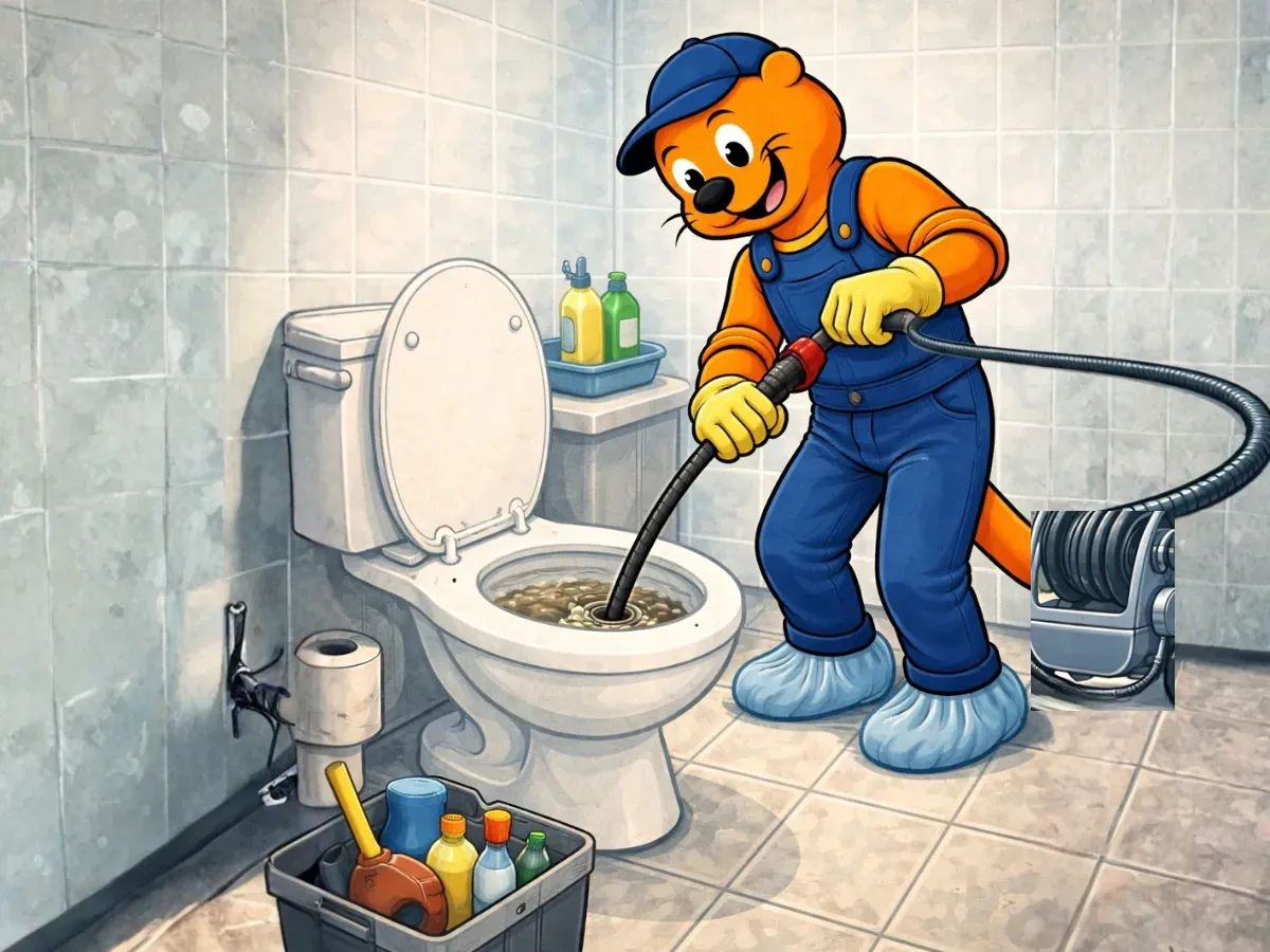 Vidro csőőr gépi spirállal, lefolyó dugulás elhárítása Nyíregyházán