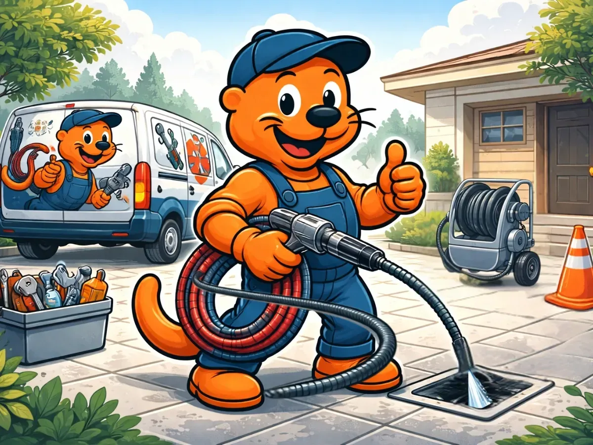 Vidro csőőr WOMA magasnyomású csatornatisztítással, cső átmosása Nyíregyházán