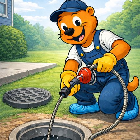 Papp Zsolt padlólefolyó dugulást szüntet meg, tiszta átadással