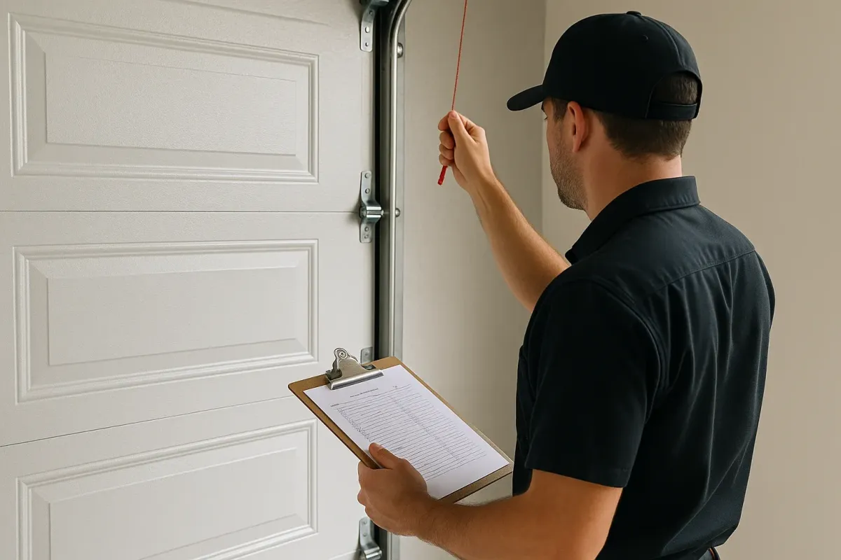 spring kings garage door post installation inspection services