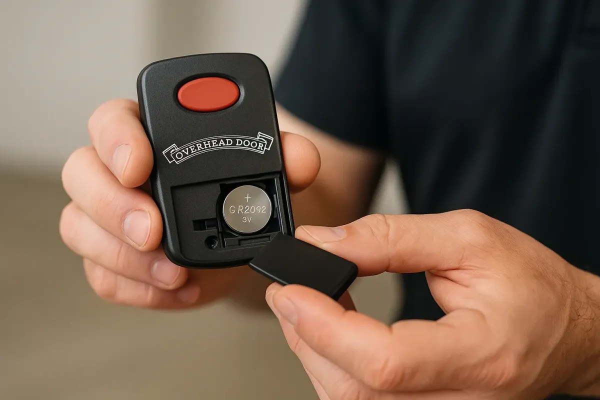 repair a garage door remote Spring Kings.webp
