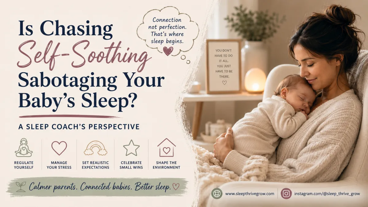 Is Chasing Self-Soothing Sabotaging Your Baby’s Sleep? A Sleep Coach’s Perspective