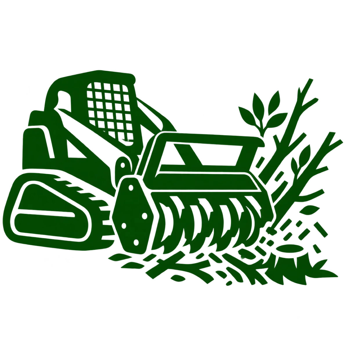 forestry mulching icon