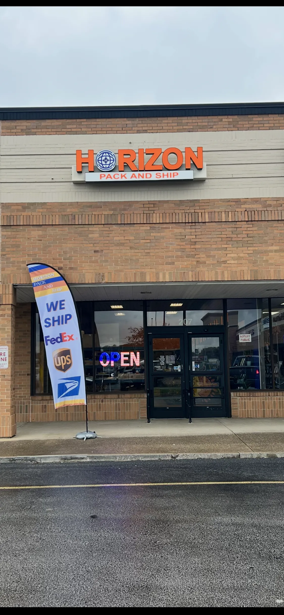 Professional Fedex shipping scene showing delivery van and packages to convey reliability and trust