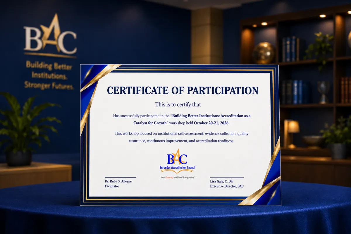 Certificate of participation