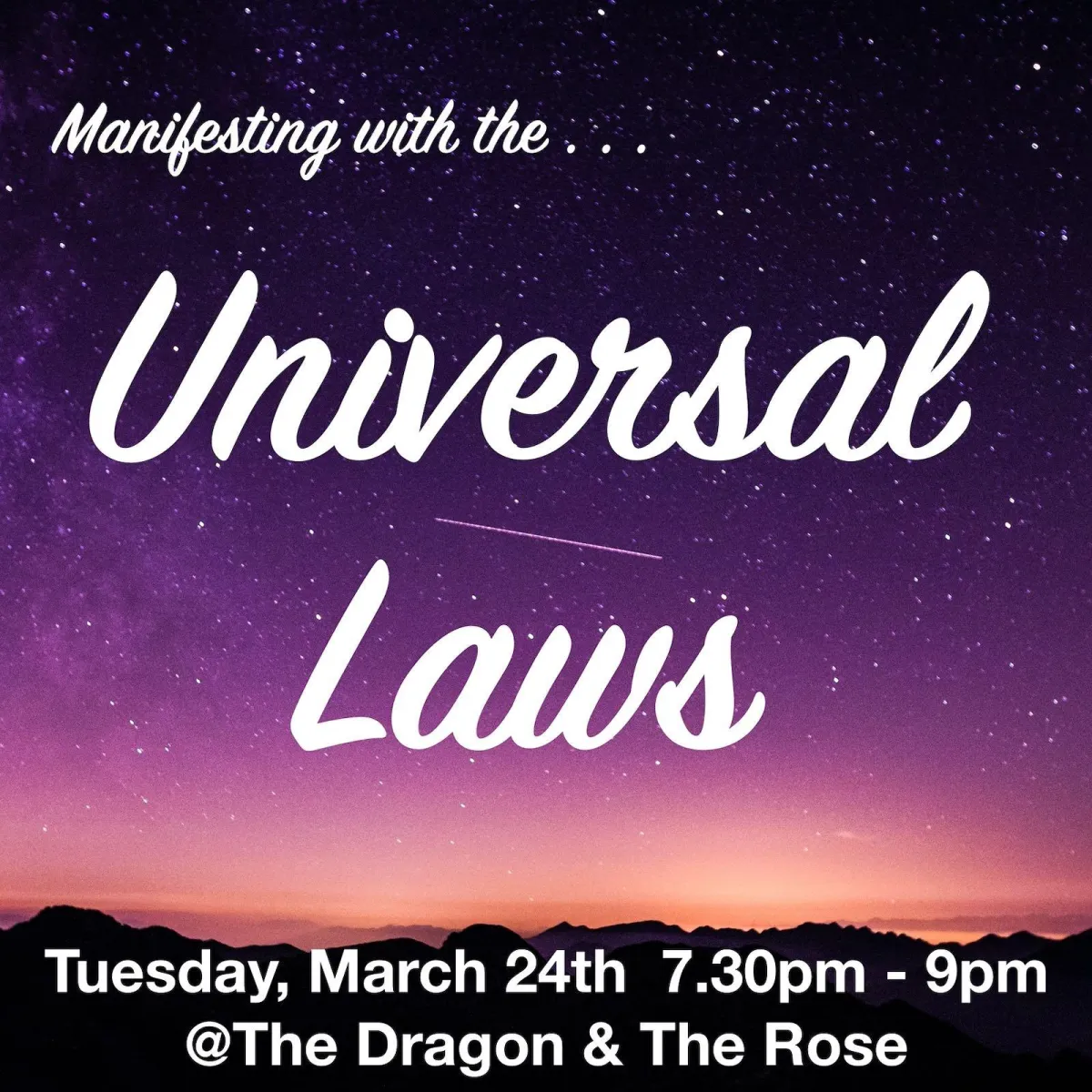 Manifesting with the Universal Laws