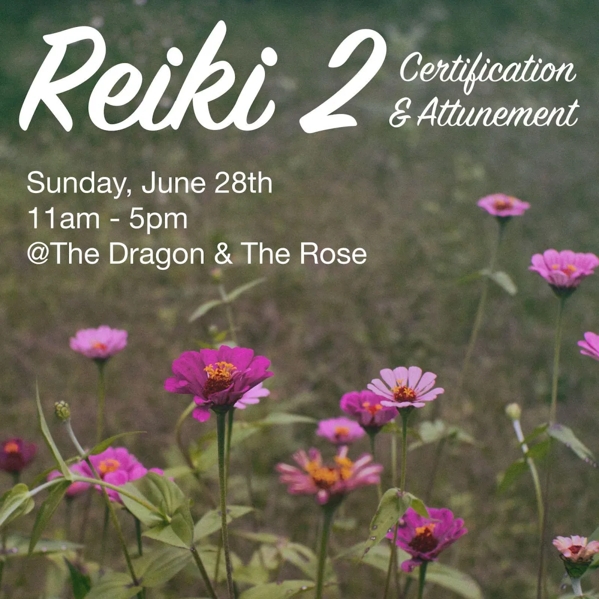 Reiki 2 Certification & Attunement