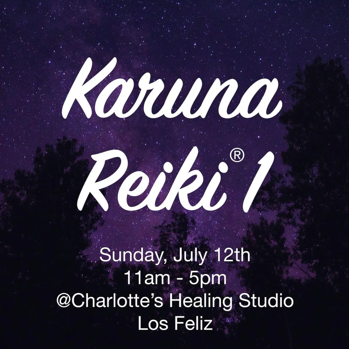 Karuna Reiki® 1 Certification & Attunement
