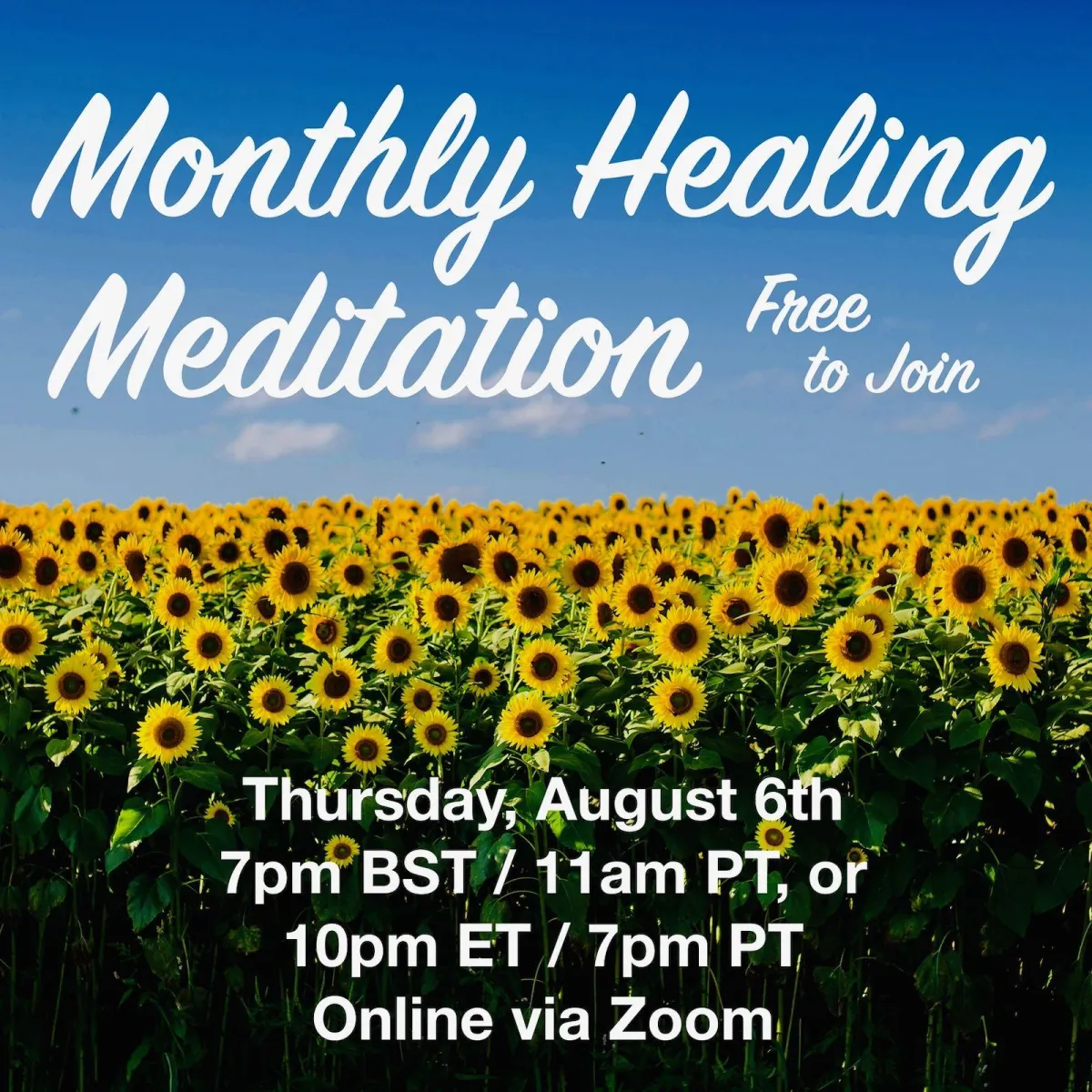 Monthly Healing Meditation