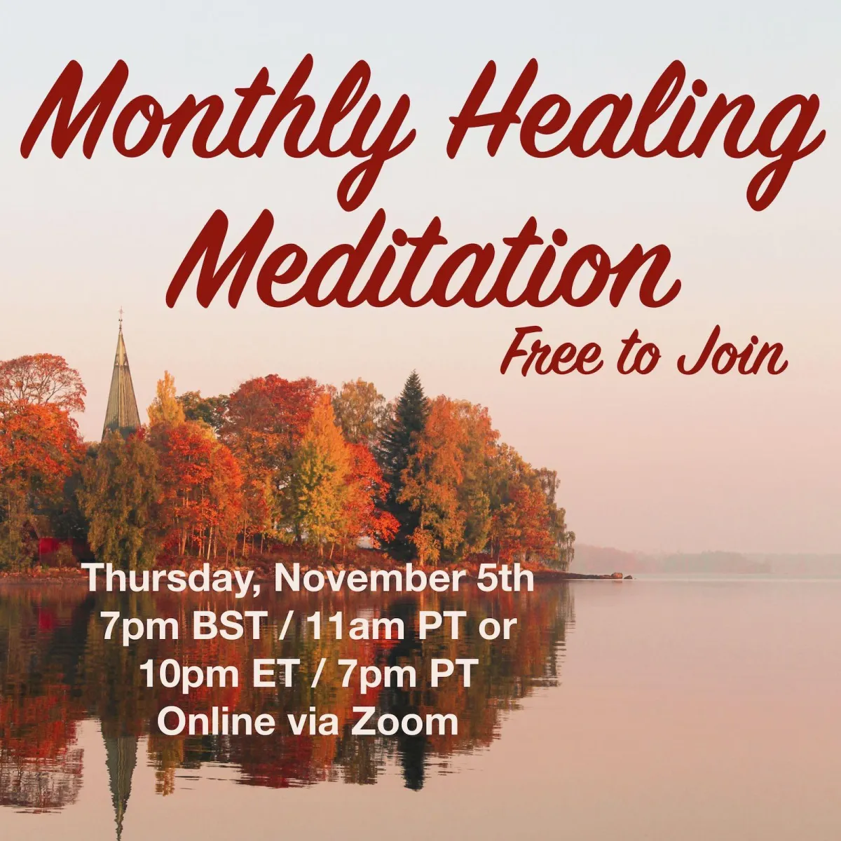 Monthly Healing Meditation