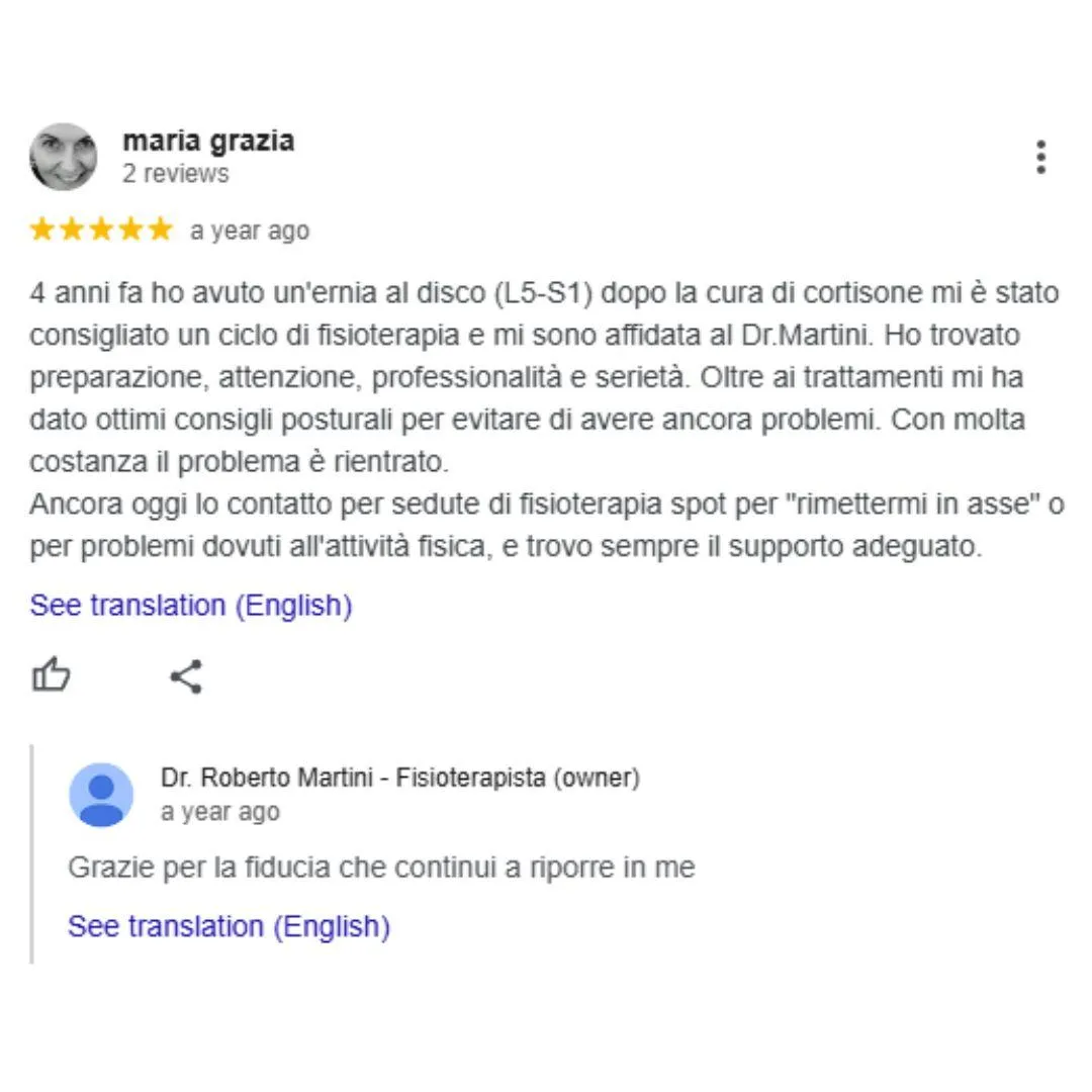 recensione 3 fisioterapista e osteopata a milano porta romana roberto martini