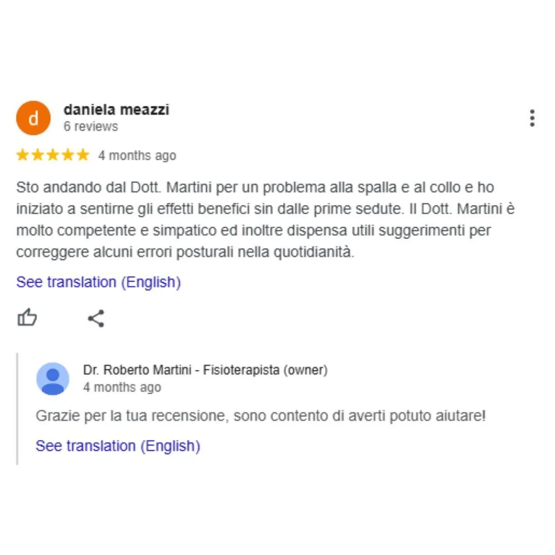 recensione 6 fisioterapista e osteopata a milano porta romana roberto martini