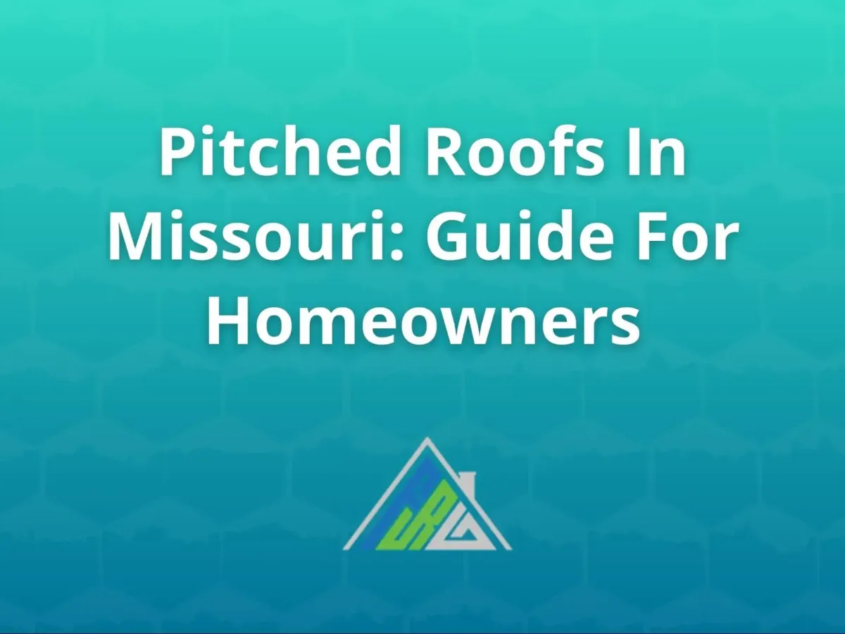 Residential Missouri home with a steep pitched roof designed for efficient snow and rain drainage during seasonal weather conditions.