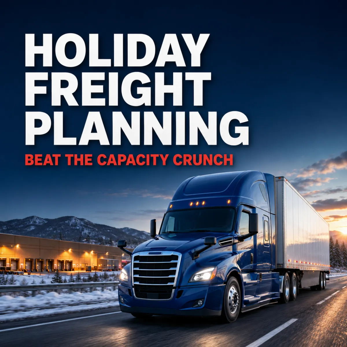 Seasonal Time - Critical Freight!
